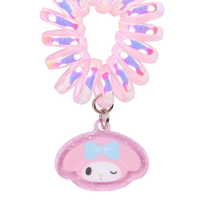 Purple / Pink Hello Kitty My Melody Spiral Hair Ties (Set of 2) | CA_HK30535