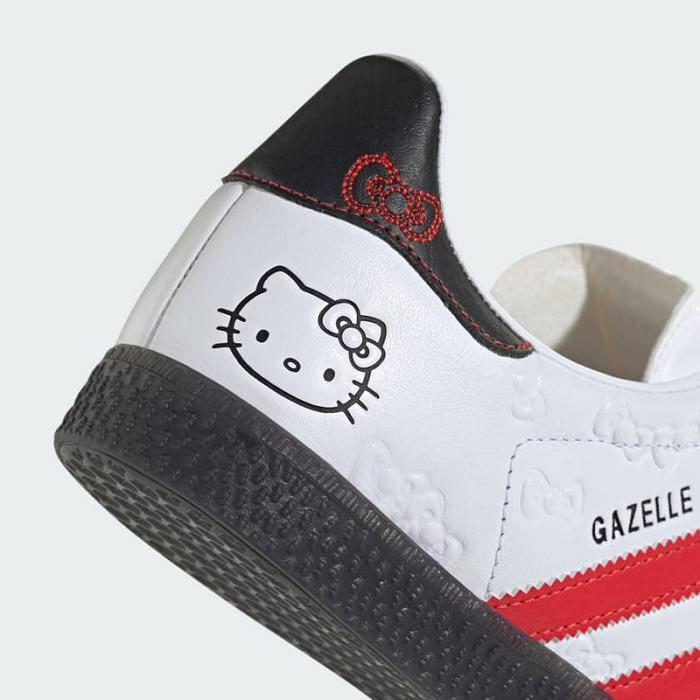 Red Black Hello Kitty Hello Kitty x adidas Gazelle Sneaker (Youth) | CA_HK79674