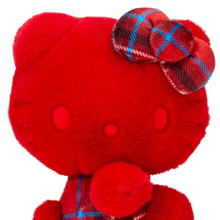 Red Hello Kitty Hello Kitty 50th Anniv. Plush Mascot (Red Tartan) | CA_HK59925