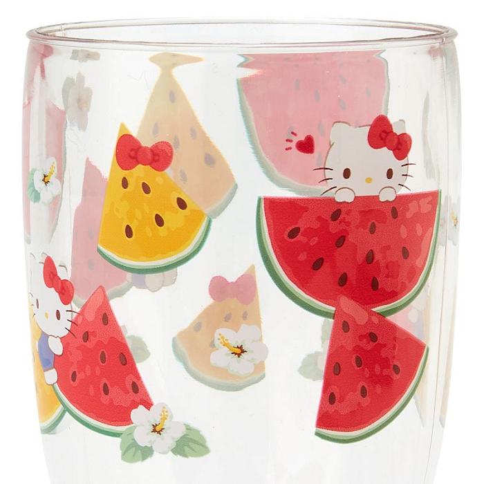 Red Hello Kitty Hello Kitty Acrylic Cup (Summer Weather) | CA_HK81691