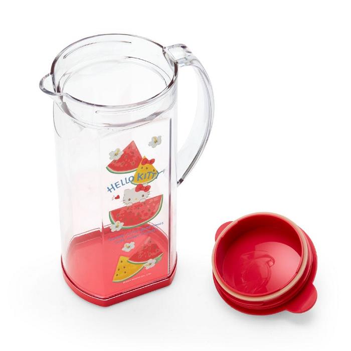 Red Hello Kitty Hello Kitty Acrylic Water Pitcher (Summer Weather) | CA_HK28483