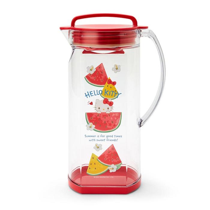 Red Hello Kitty Hello Kitty Acrylic Water Pitcher (Summer Weather) | CA_HK28483