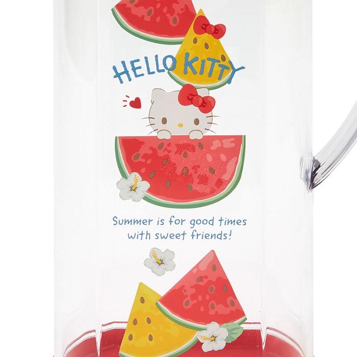 Red Hello Kitty Hello Kitty Acrylic Water Pitcher (Summer Weather) | CA_HK83414