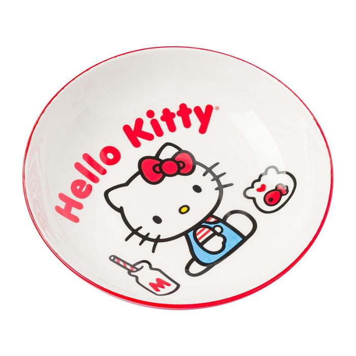 Red Hello Kitty Hello Kitty Ceramic Dinner Bowl (Classic Milk Bottle) | CA_HK68686