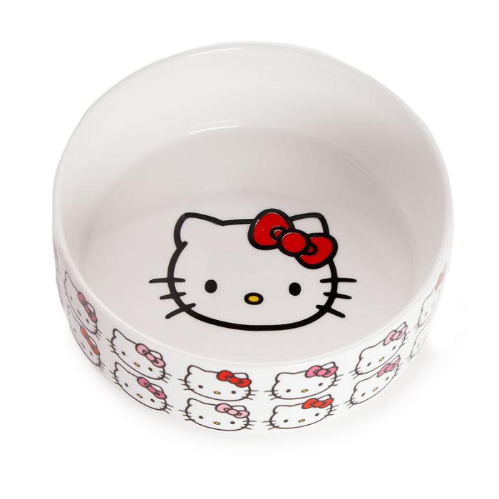 Red Hello Kitty Hello Kitty Ceramic Pet Bowl | CA_HK94907