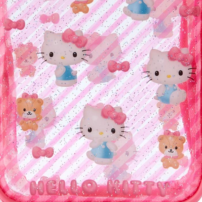 Red Hello Kitty Hello Kitty Clear Mini Zipper | CA_HK56125