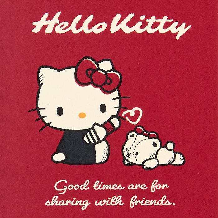 Red Hello Kitty Hello Kitty Compact Ruled Notebook | CA_HK65014