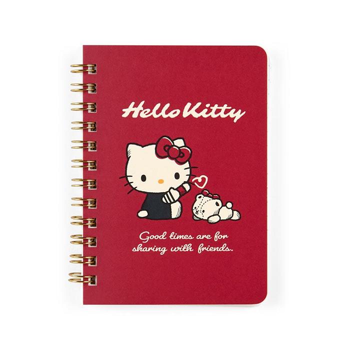 Red Hello Kitty Hello Kitty Compact Ruled Notebook | CA_HK65014