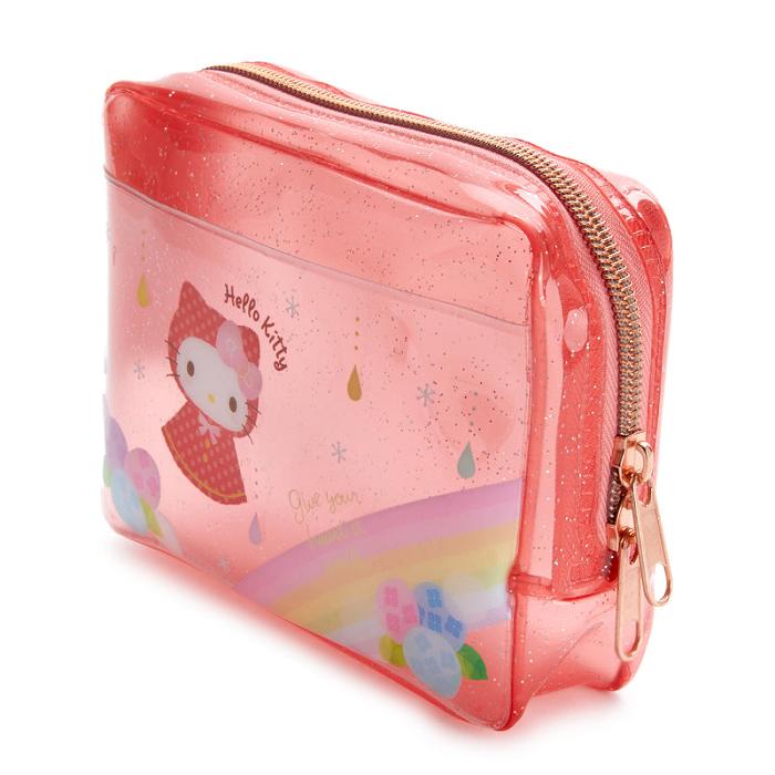 Red Hello Kitty Hello Kitty Glitter Zipper (Rainy Days Series) | CA_HK21321