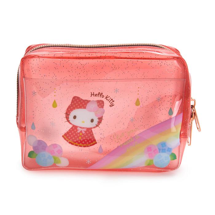 Red Hello Kitty Hello Kitty Glitter Zipper (Rainy Days Series) | CA_HK21321