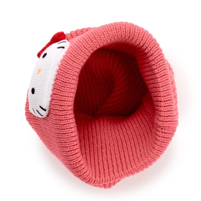 Red Hello Kitty Hello Kitty Knit Mascot Beanie | CA_HK55540