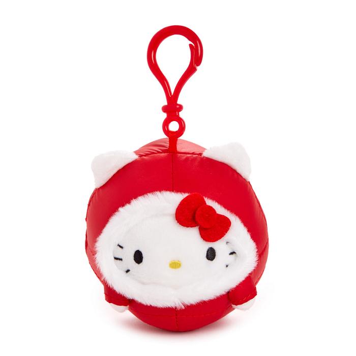 Red Hello Kitty Hello Kitty Mascot Clip (Winter Puffer Series) | CA_HK90328