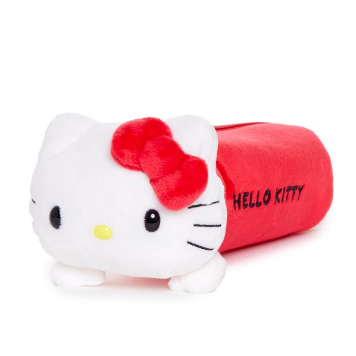 Red Hello Kitty Hello Kitty Plush Pal Pencil Case | CA_HK44134