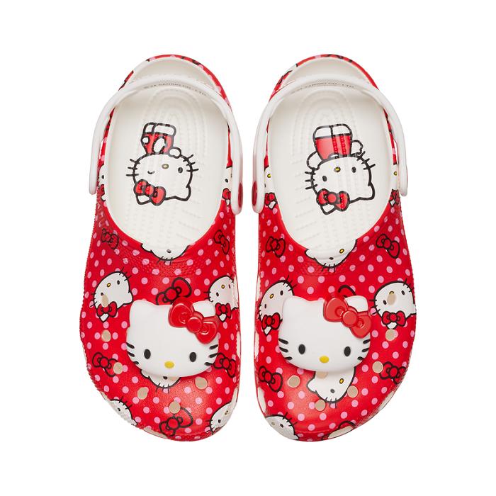 Red Hello Kitty Hello Kitty x Crocs Adult Red Classic Clog | CA_HK54679