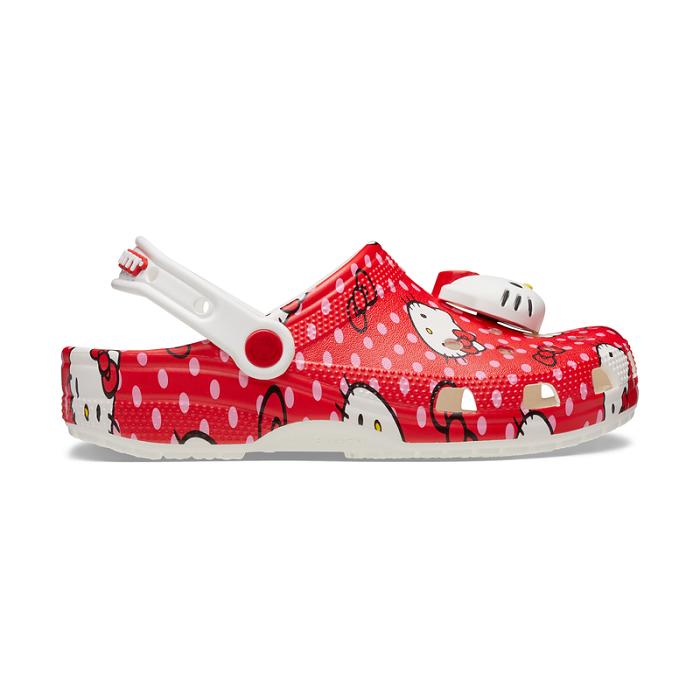 Red Hello Kitty Hello Kitty x Crocs Adult Red Classic Clog | CA_HK54679