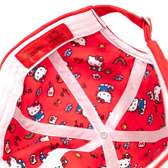 Red Hello Kitty Hello Kitty x JapanLA Baseball Cap | CA_HK14854