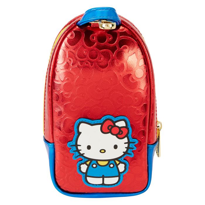 Red Hello Kitty Hello Kitty x Loungefly 50th Anniversary Classic Mini Backpack Pencil Case | CA_HK65142