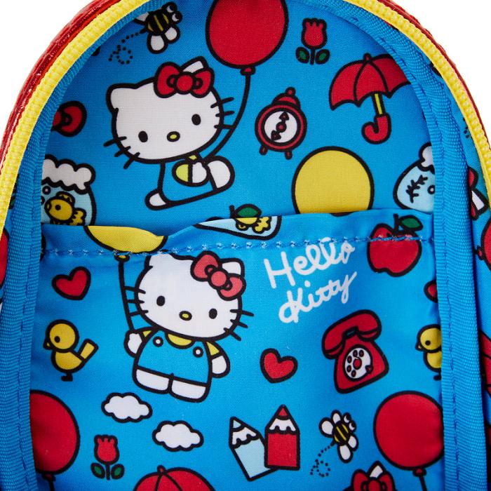 Red Hello Kitty Hello Kitty x Loungefly 50th Anniversary Classic Mini Backpack Pencil Case | CA_HK65142