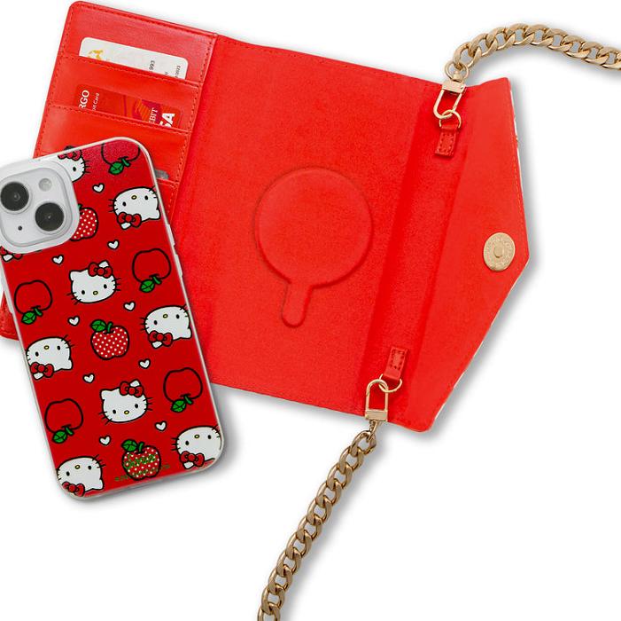 Red Hello Kitty Hello Kitty x Sonix Apples Detachable Wallet Case | CA_HK12729