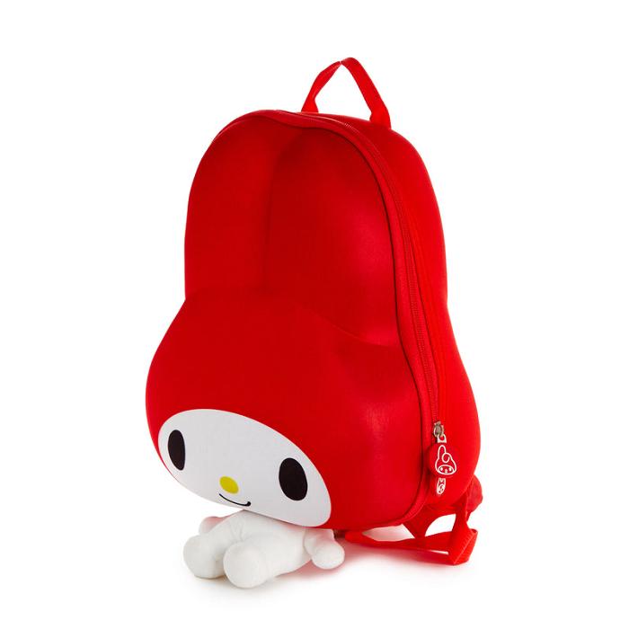 Red Hello Kitty My Melody Kids 3D Backpack | CA_HK87447