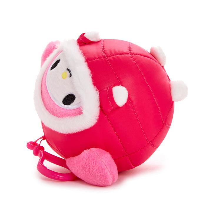 Red Hello Kitty My Melody Mascot Clip (Winter Puffer Series) | CA_HK37241