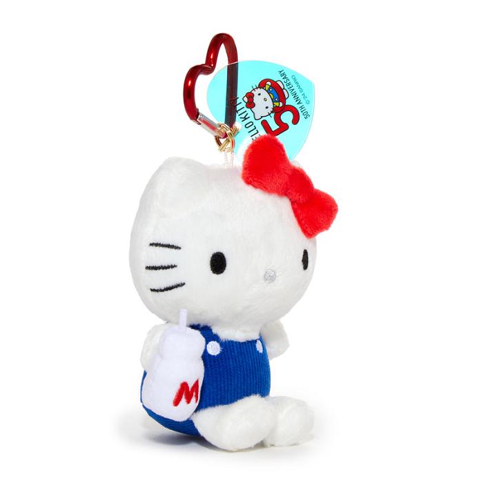 Red / Blue Hello Kitty Hello Kitty 50th Anniversary Plush Mascot (1974) | CA_HK64120