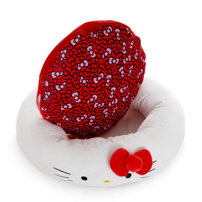 Red / White Hello Kitty Hello Kitty Classic Pet Bolster Bed (Small) | CA_HK74052