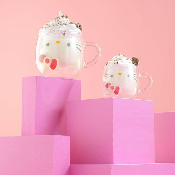 Silve Hello Kitty Hello Kitty 3D Double Wall Coffee Mug | CA_HK55705