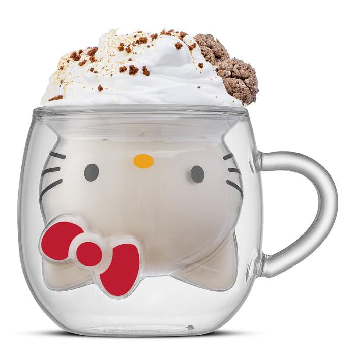 Silve Hello Kitty Hello Kitty 3D Double Wall Coffee Mug | CA_HK55705