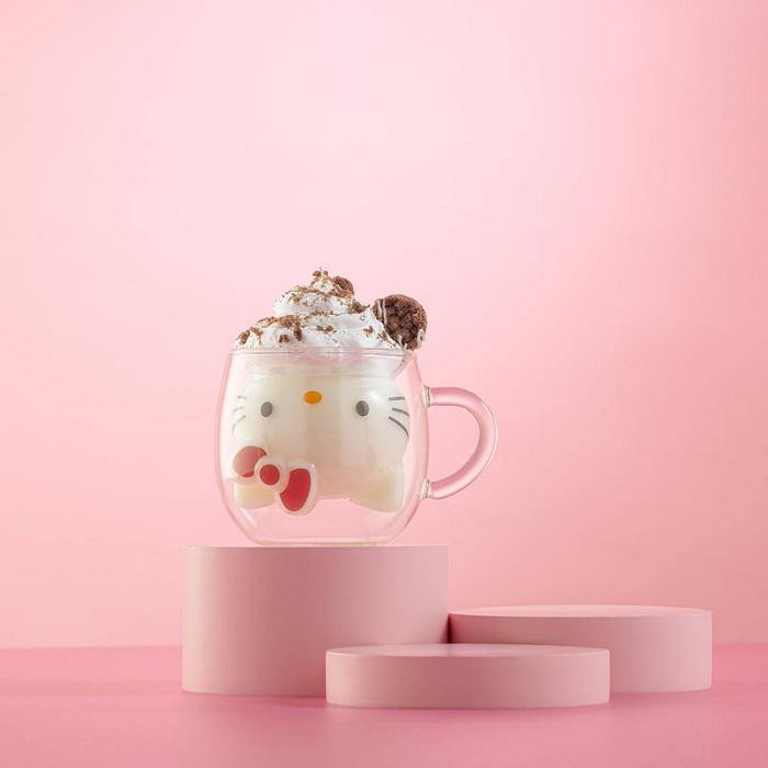 Silve Hello Kitty Hello Kitty 3D Double Wall Espresso Glass | CA_HK31839