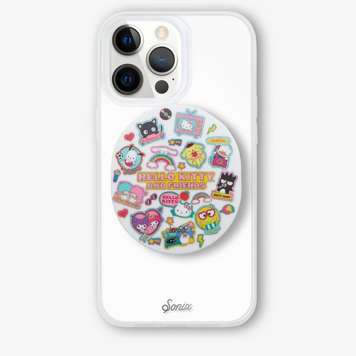 Silver Hello Kitty Hello Kitty and Friends x Sonix Supercute Stickers Maglink™ Mini Charge | CA_HK96381