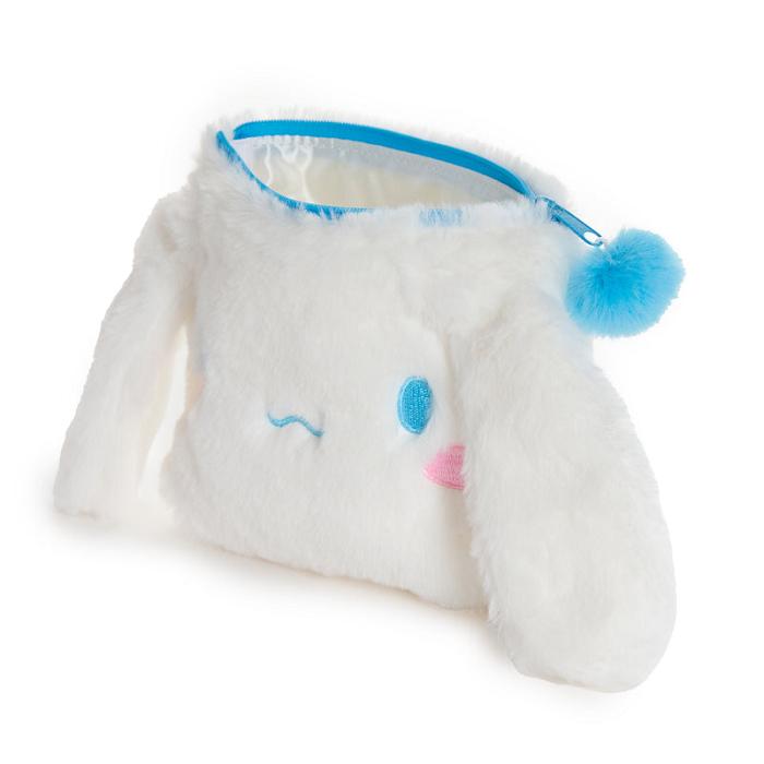 White Hello Kitty Cinnamoroll Classic Plush Zipper | CA_HK47505