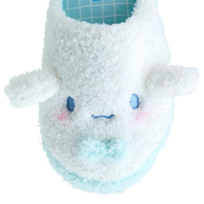 White Hello Kitty Cinnamoroll Cozy Sherpa Adult Slippers | CA_HK67679