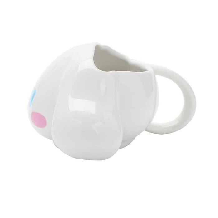 White Hello Kitty Cinnamoroll Face Sculpted Mug | CA_HK14963