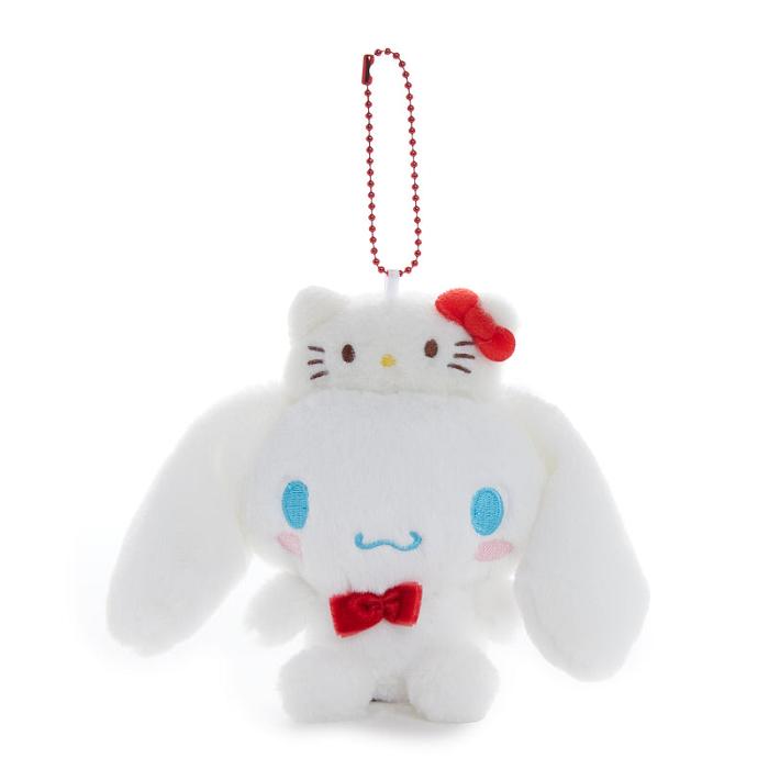 White Hello Kitty Cinnamoroll Mascot Bag Charm (Hello Kitty 50th Anniv.) | CA_HK56769