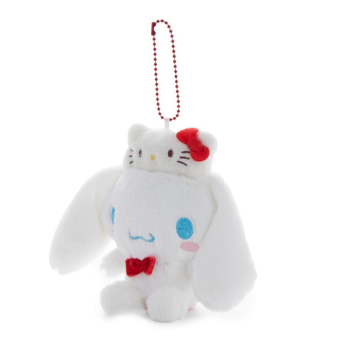 White Hello Kitty Cinnamoroll Mascot Bag Charm (Hello Kitty 50th Anniv.) | CA_HK56769