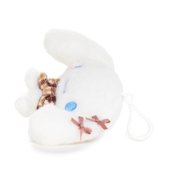 White Hello Kitty Cinnamoroll Mascot Clip (Mocha Check Series) | CA_HK68256