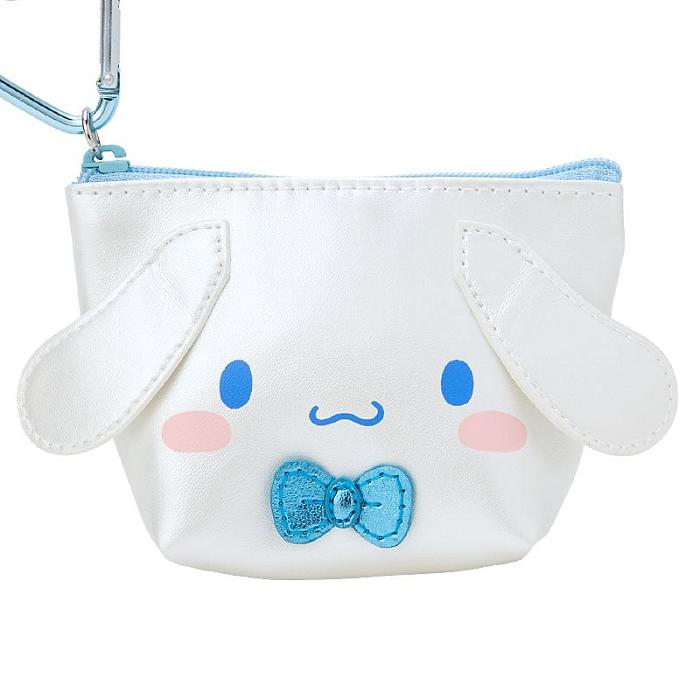 White Hello Kitty Cinnamoroll Mini Metallic Zipper | CA_HK31992