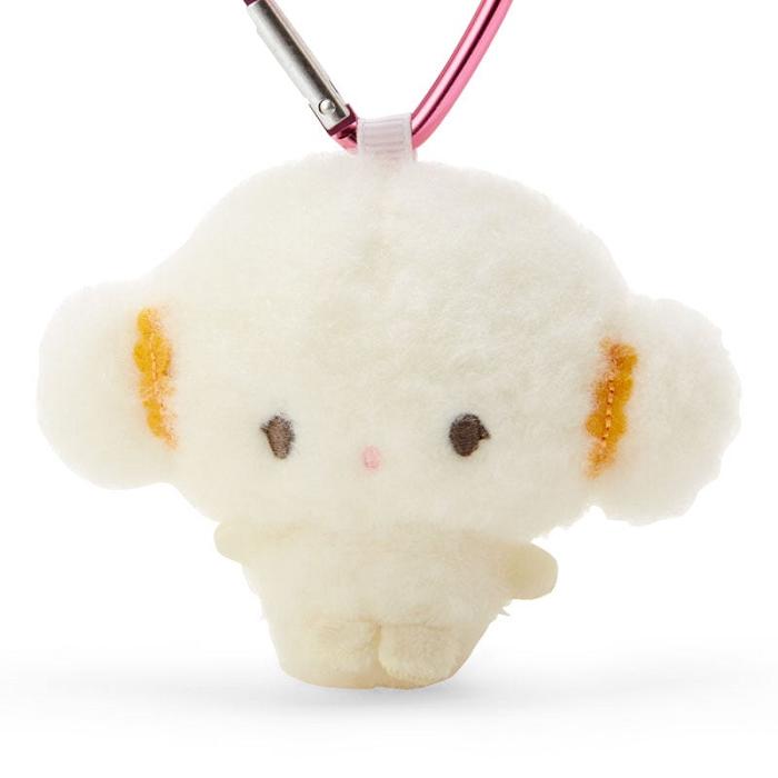 White Hello Kitty Cogimyun Plush Mascot All My Heart Keychain | CA_HK58959