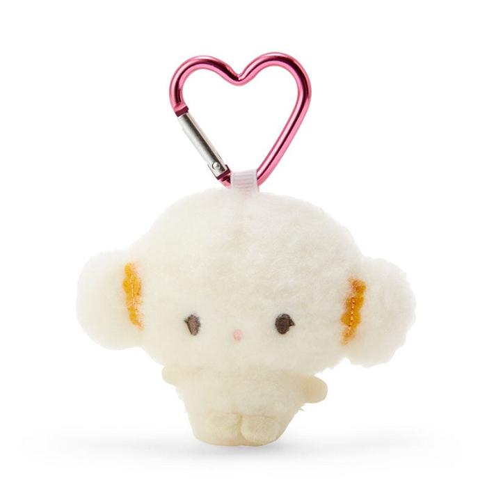 White Hello Kitty Cogimyun Plush Mascot All My Heart Keychain | CA_HK58959