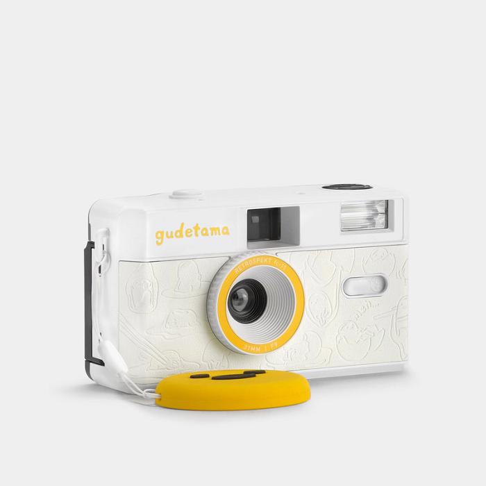 White Hello Kitty Gudetama Lazy Egg FC-11 35mm Camera | CA_HK94740