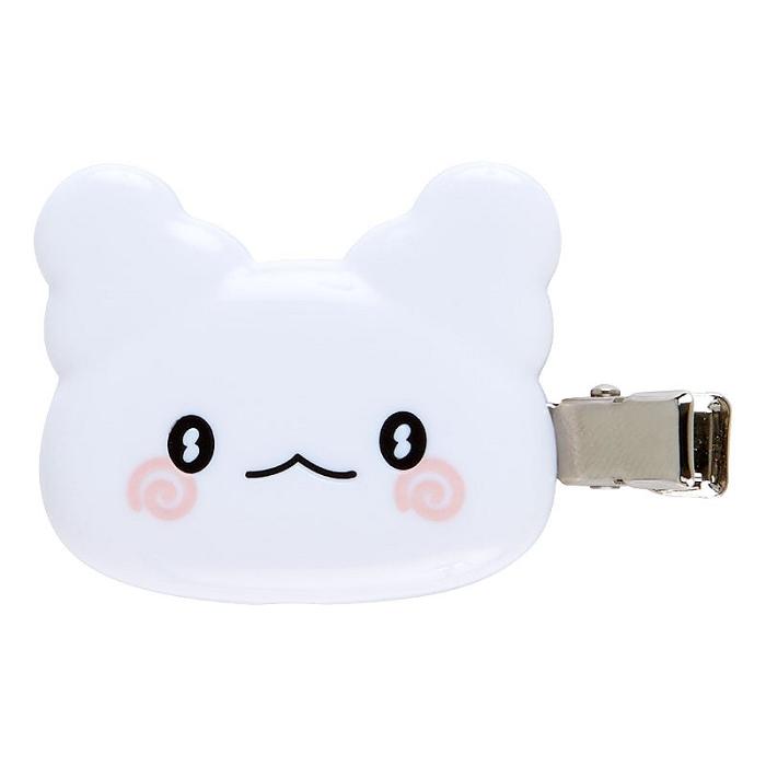 White Hello Kitty Hanamaruobake Mini Hair Clip Set | CA_HK47065