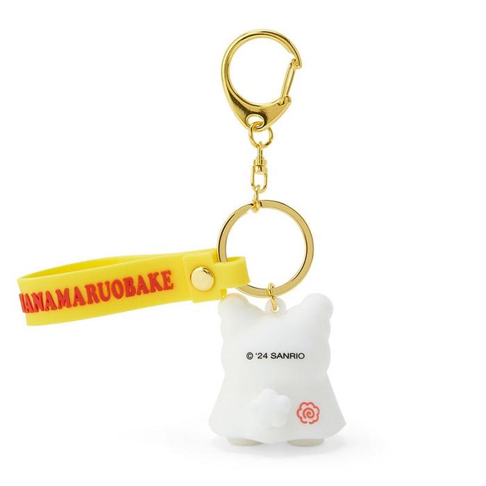 White Hello Kitty Hanamaruobake Signature Keychain | CA_HK82330