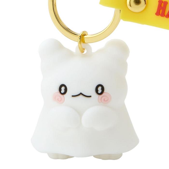 White Hello Kitty Hanamaruobake Signature Keychain | CA_HK82330