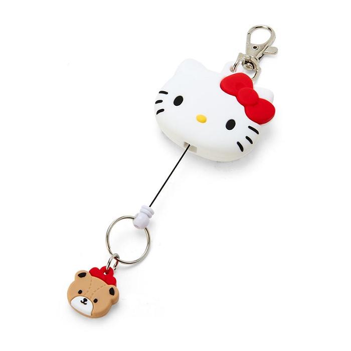 White Hello Kitty Hello Kitty Bestie Face Badge Reel | CA_HK76186