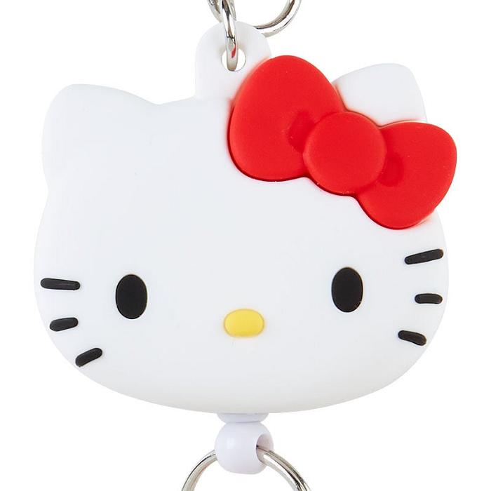 White Hello Kitty Hello Kitty Bestie Face Badge Reel | CA_HK76186