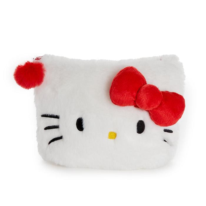 White Hello Kitty Hello Kitty Classic Plush Zipper | CA_HK82683