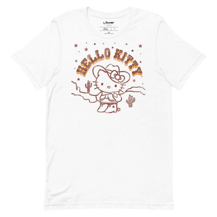 White Hello Kitty Hello Kitty Desert Rodeo Tee | CA_HK88860