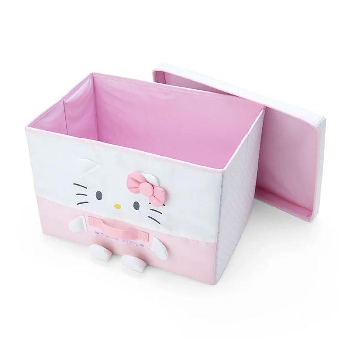 White Hello Kitty Hello Kitty Foldable Storage Box (Large) | CA_HK58272