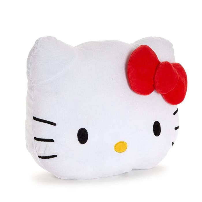 White Hello Kitty Hello Kitty Plush Decorative Throw Pillow | CA_HK98105